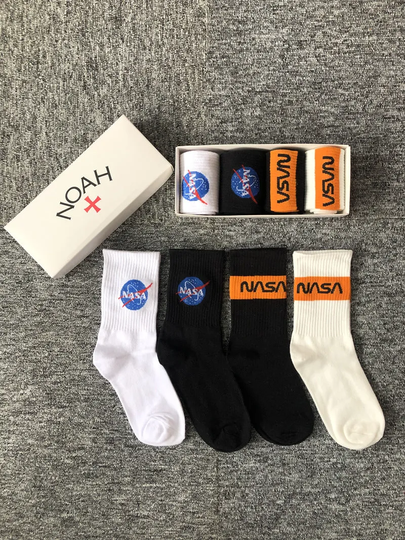 NASA Astronaut Logo Sports Long Socks