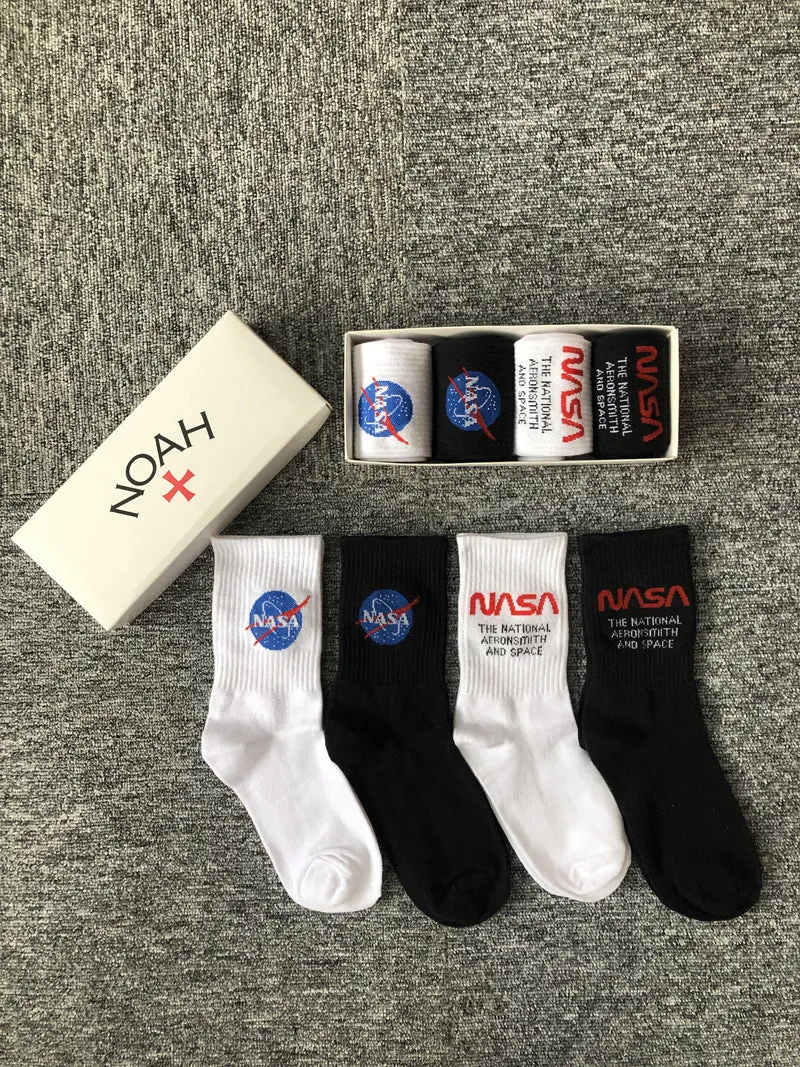 NASA Astronaut Logo Sports Long Socks