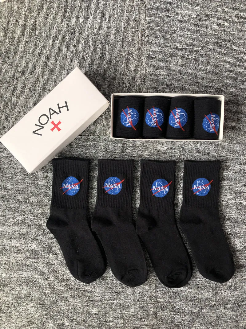 NASA Astronaut Logo Sports Long Socks