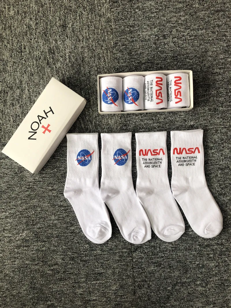 NASA Astronaut Logo Sports Long Socks