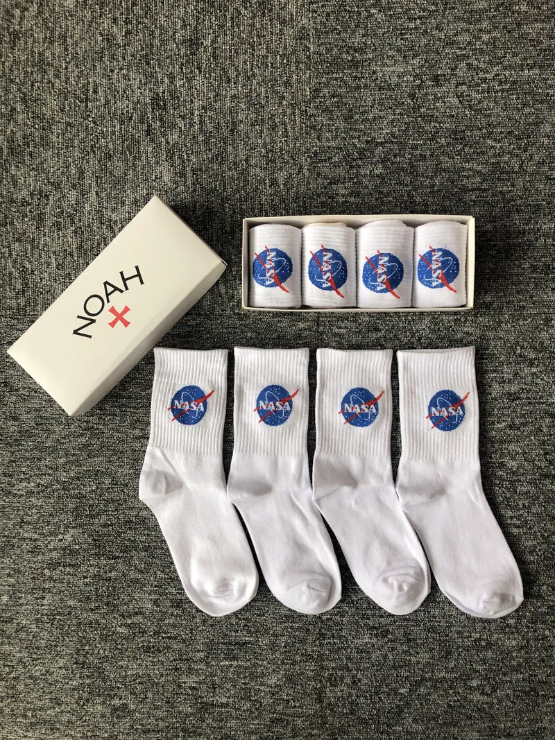 NASA Astronaut Logo Sports Long Socks