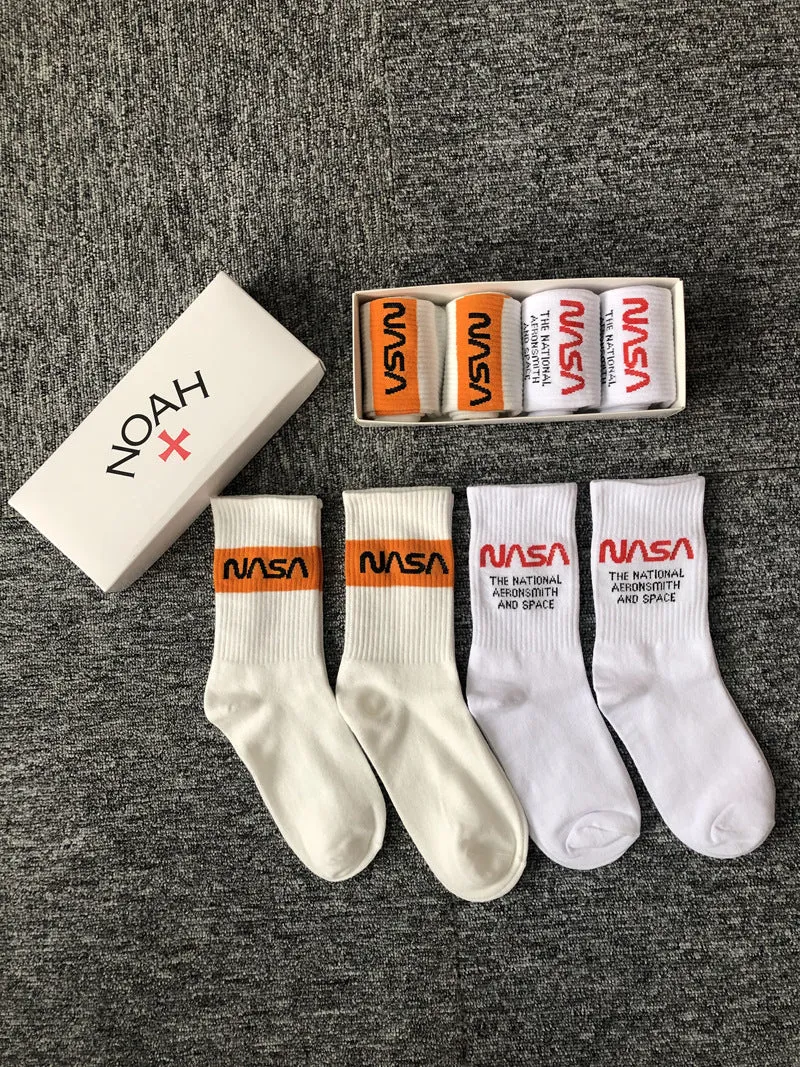 NASA Astronaut Logo Sports Long Socks