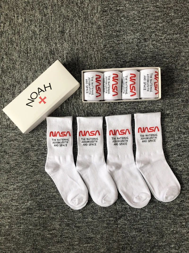 NASA Astronaut Logo Sports Long Socks