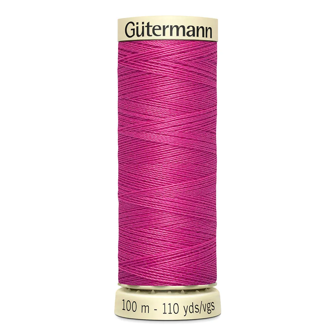 Ombre Check Fuchsia Silk Georgette