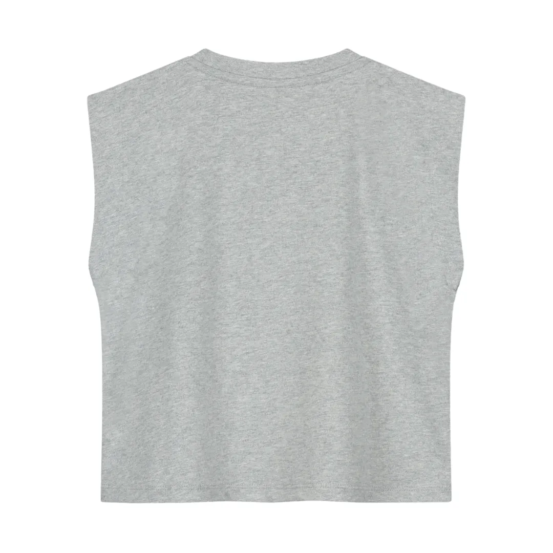 Organic Muscle Shirt "Grey Melange"