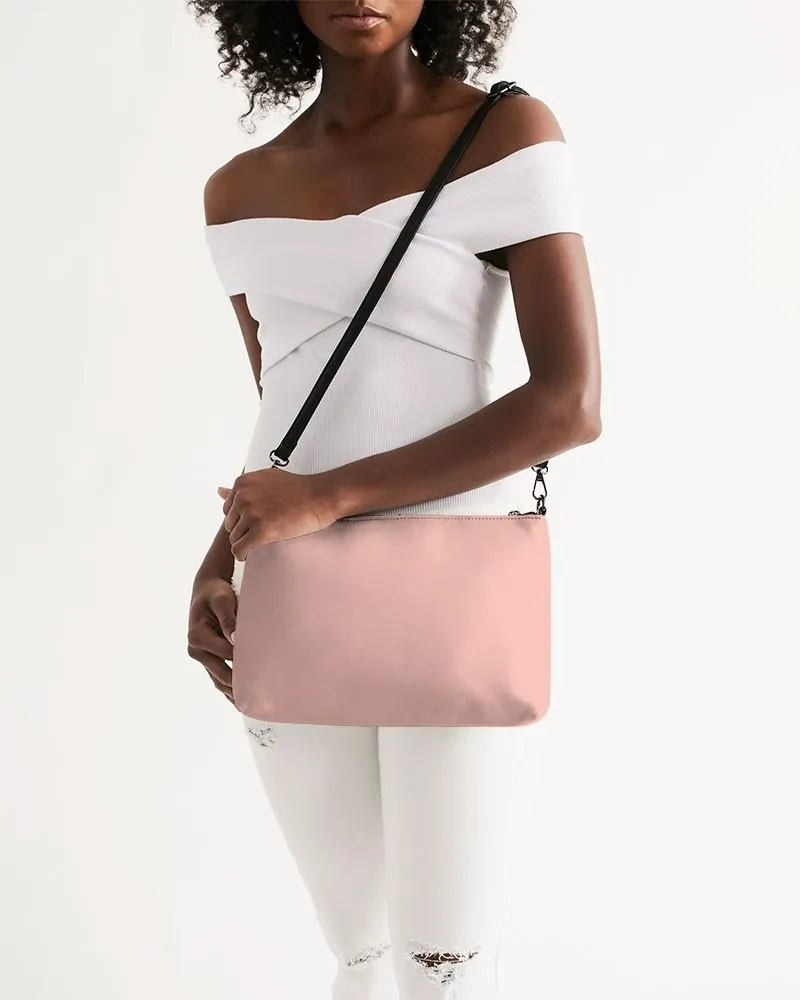 Pale Pastel Pink Red Zip Pouch | Bright Pale Pastel Pink Red | C0M30Y22K0