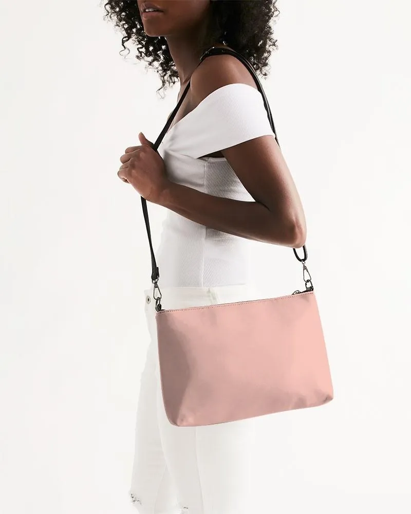 Pale Pastel Pink Red Zip Pouch | Bright Pale Pastel Pink Red | C0M30Y22K0