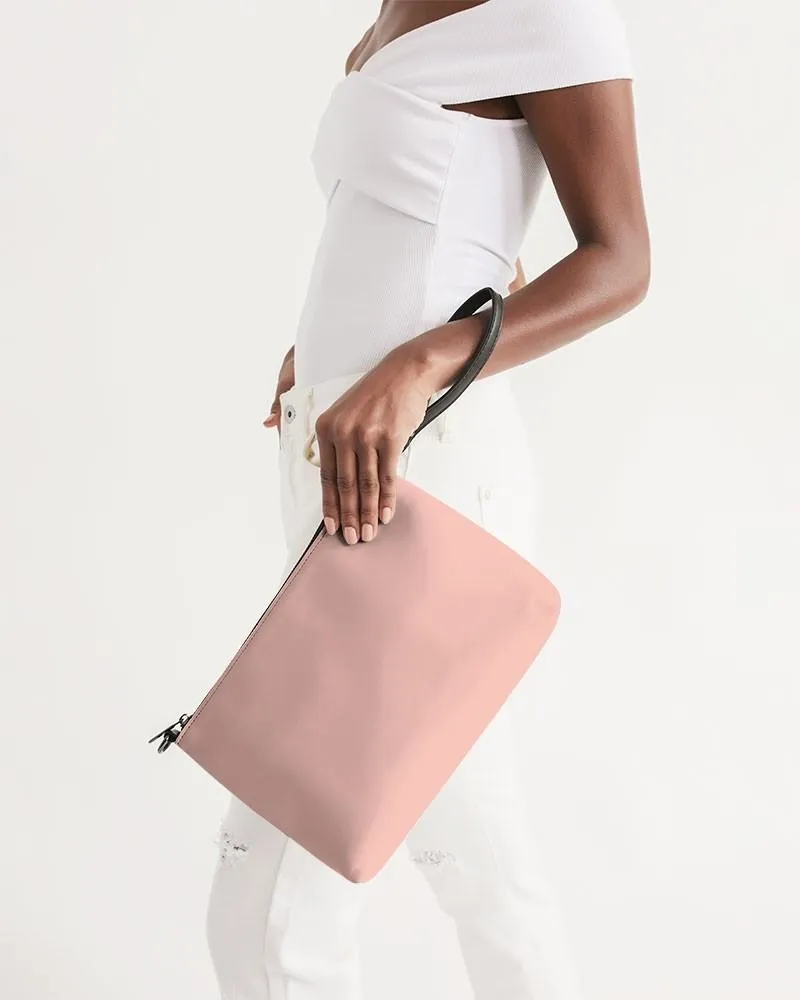 Pale Pastel Pink Red Zip Pouch | Bright Pale Pastel Pink Red | C0M30Y22K0