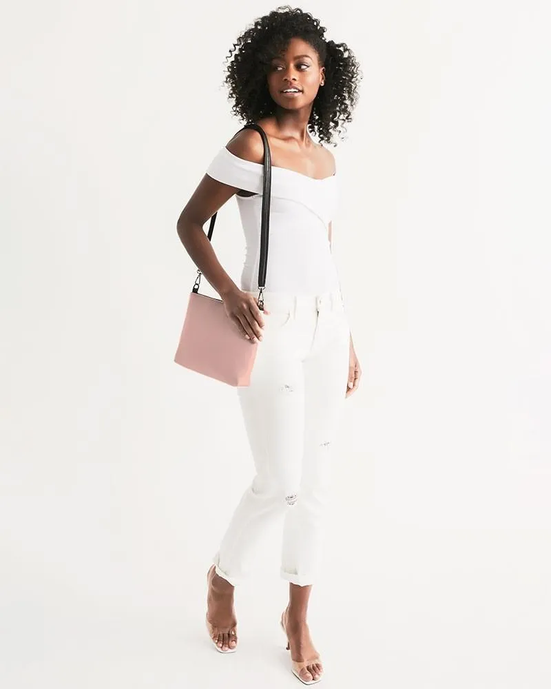 Pale Pastel Pink Red Zip Pouch | Bright Pale Pastel Pink Red | C0M30Y22K0