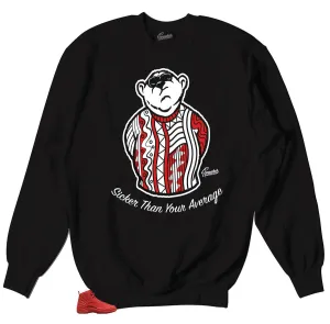 Retro 12 Gym Red Big Bear Sweater