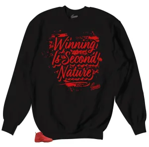 Retro 12 Gym Red Second Nature Sweater