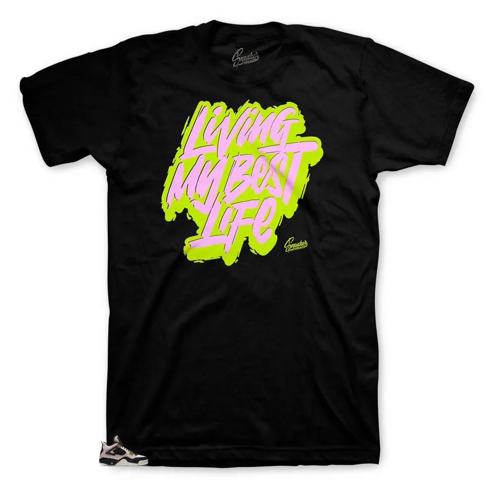 Retro 4 Siltstone Red Livin Life Shirt