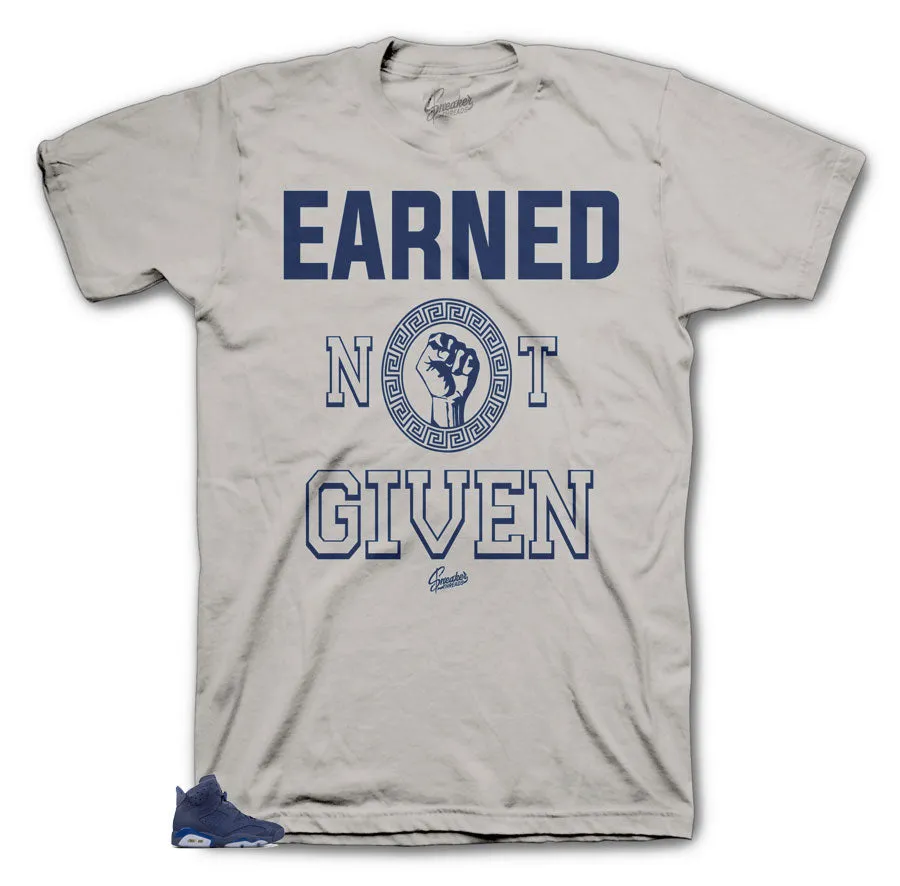Retro 6 Diffused Earned not Given Shirt