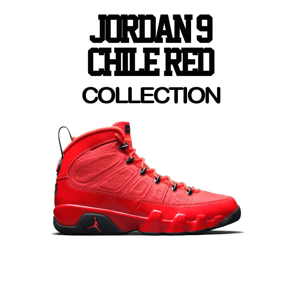 Retro 9 Chile Red Snakes Shirt