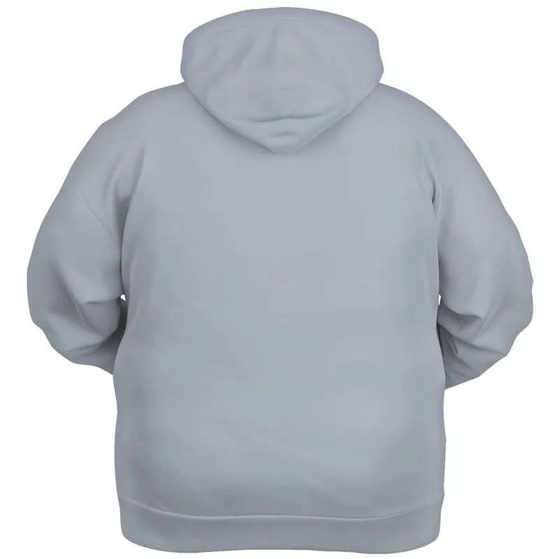 Shaded Pale Blue Gray Hoodie | Unisex | with PLUS sizes | C10M5Y0K30