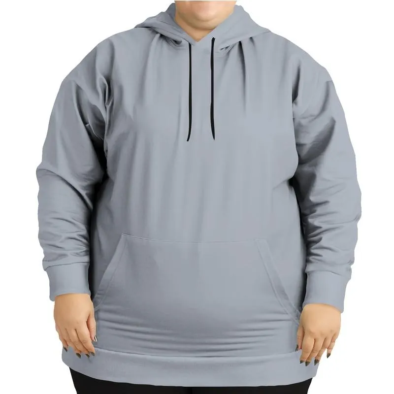 Shaded Pale Blue Gray Hoodie | Unisex | with PLUS sizes | C10M5Y0K30
