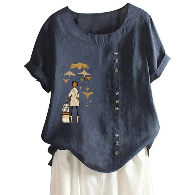 Short Sleeve Blouses