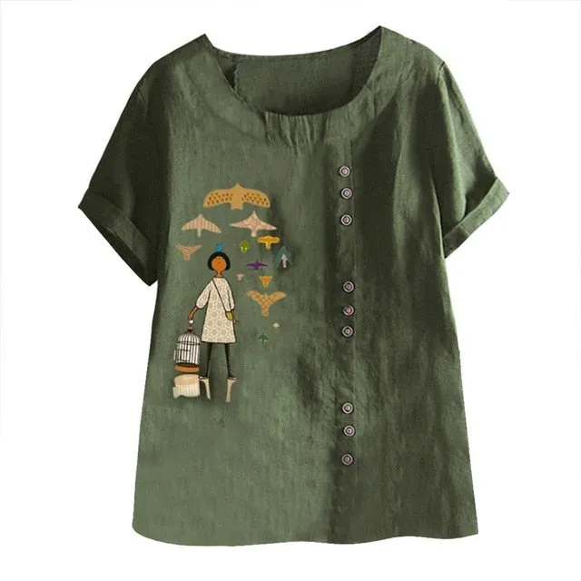 Short Sleeve Blouses