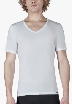 SKINY - Shirt Multipack - V-Neck T-Shirt 2 Pack