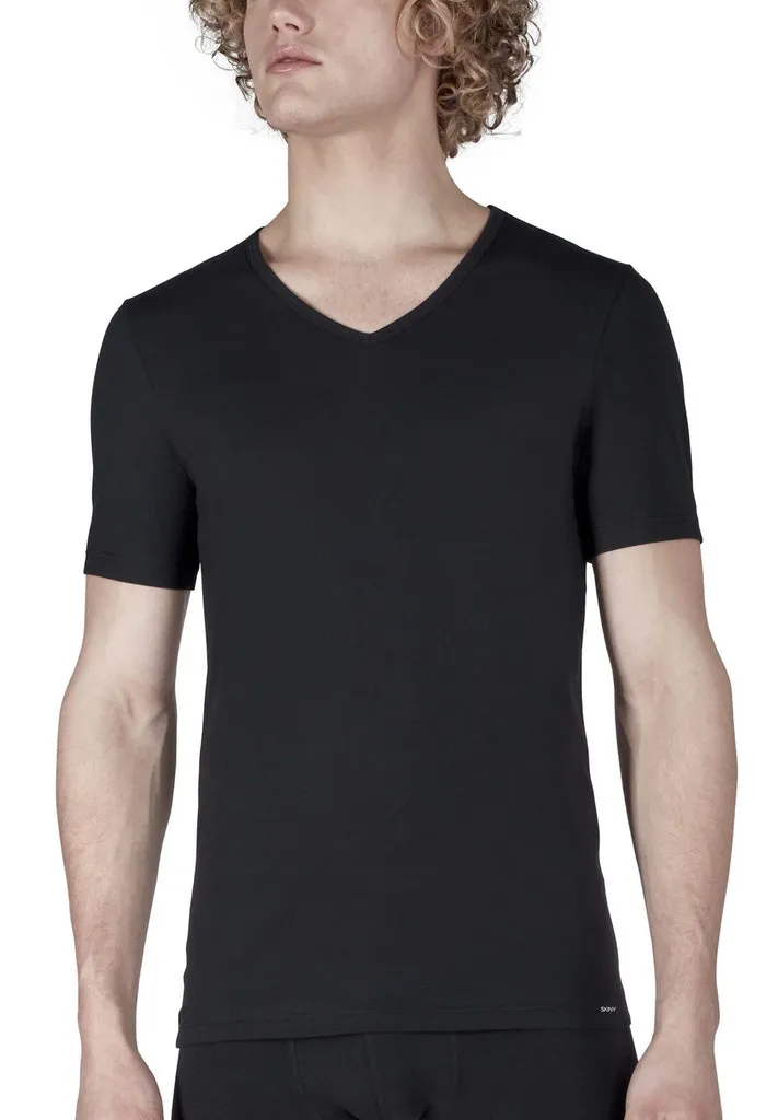 SKINY - Shirt Multipack - V-Neck T-Shirt 2 Pack