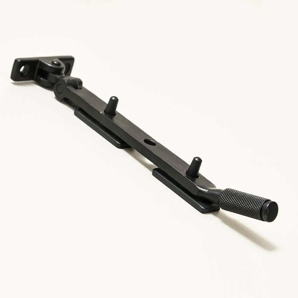 Smooth Matte Black Brompton Casement Stay