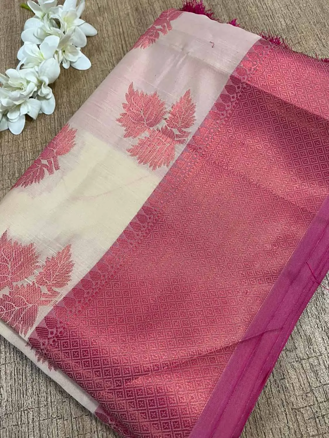 Soft and Elegant Pastel Banarasi Silk Saree