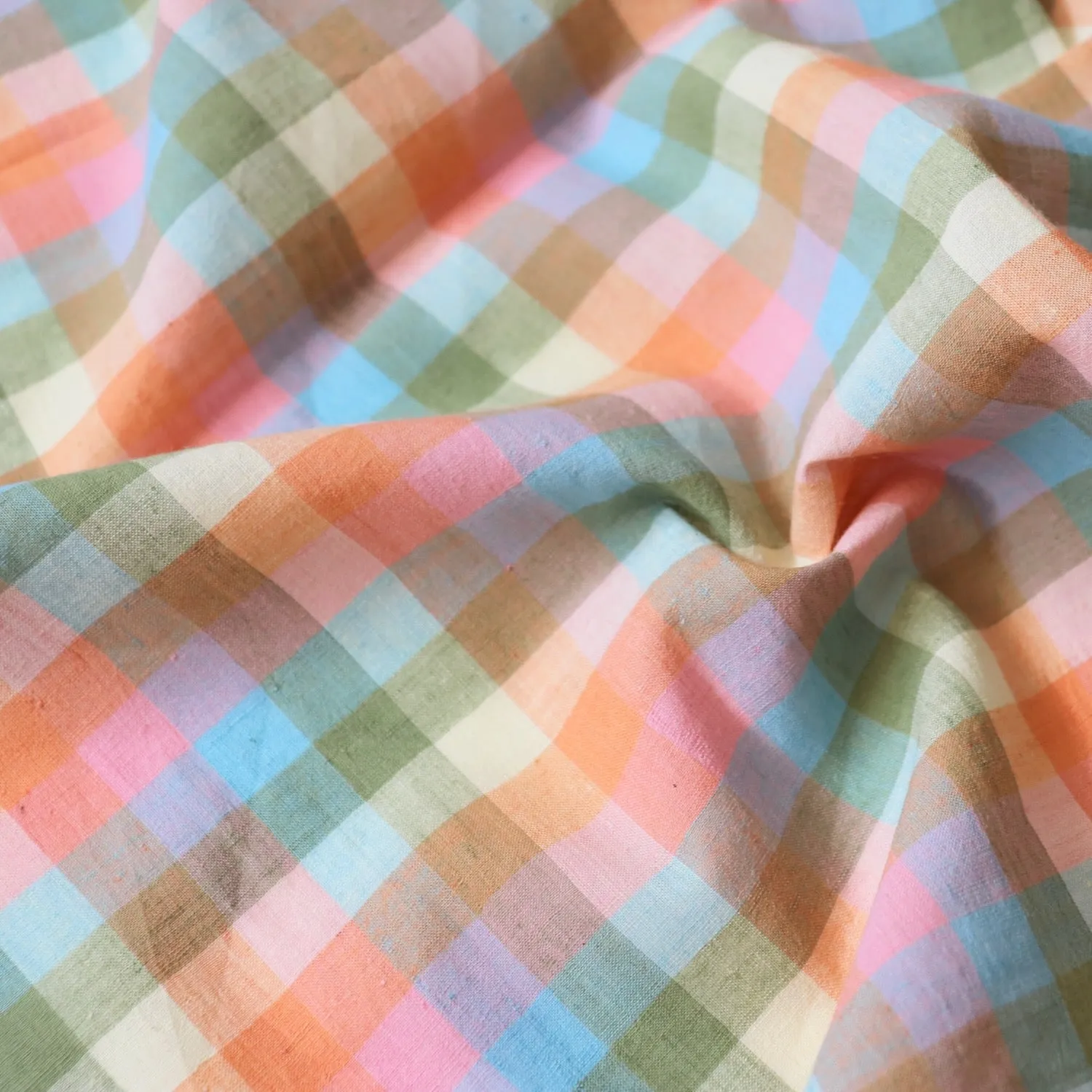 Swatch — Fresh Check Handloom Cotton