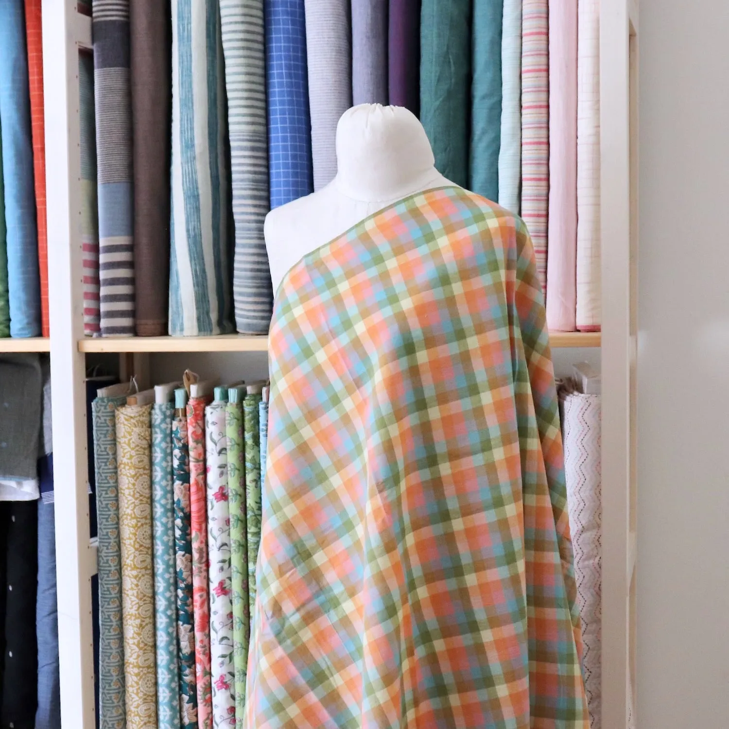 Swatch — Fresh Check Handloom Cotton
