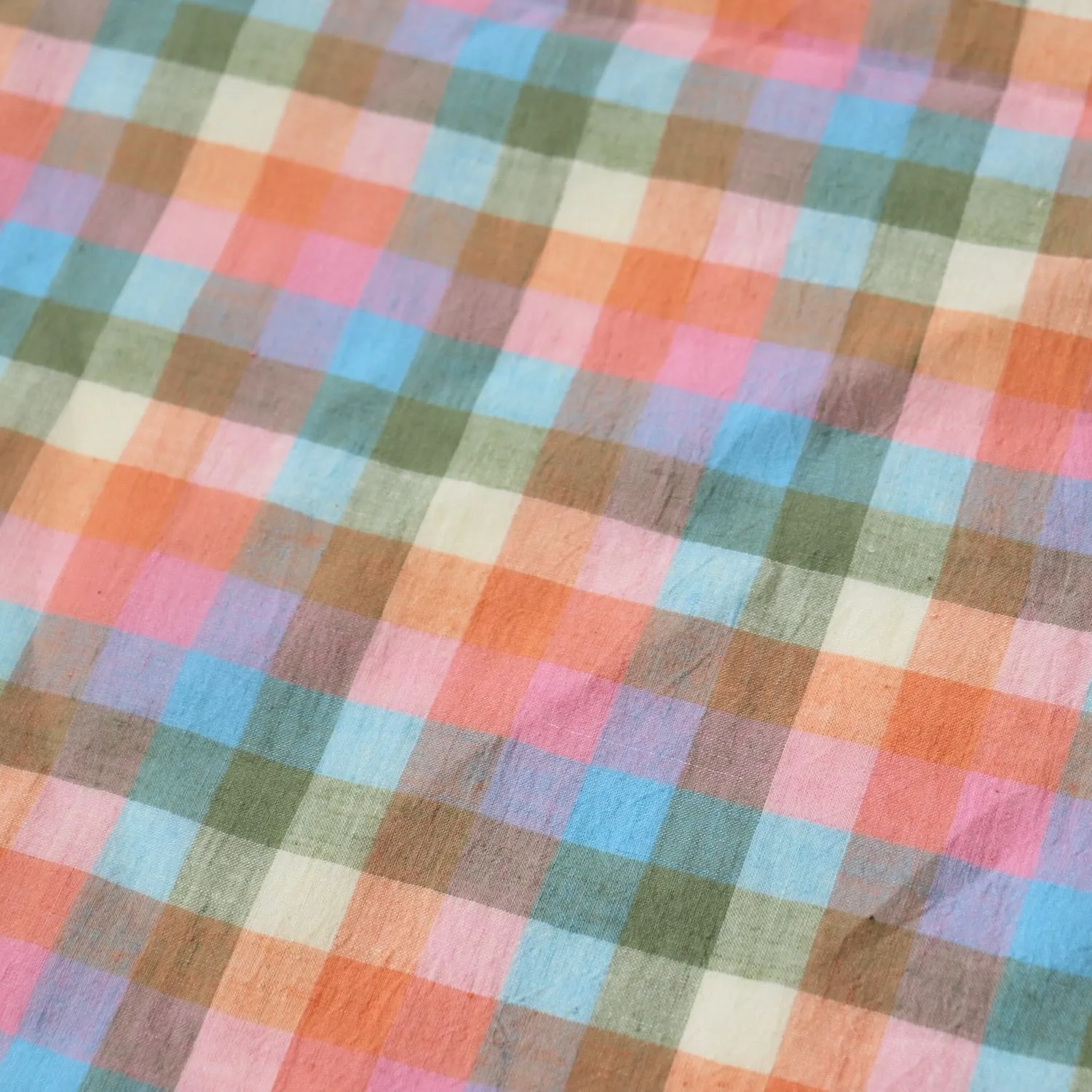 Swatch — Fresh Check Handloom Cotton
