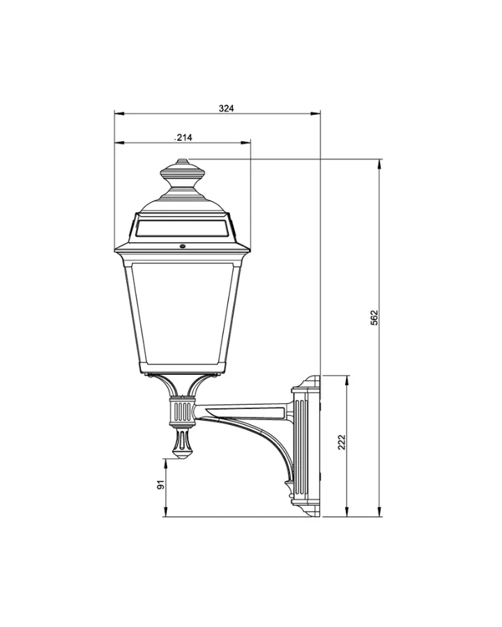 Traditional Lantern Wall Light