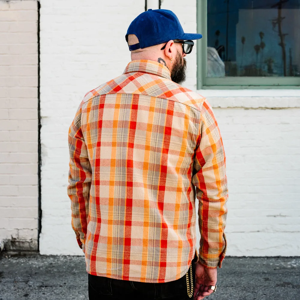 UES Heavy Flannel Orange FINAL SALE