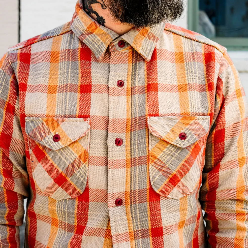 UES Heavy Flannel Orange FINAL SALE