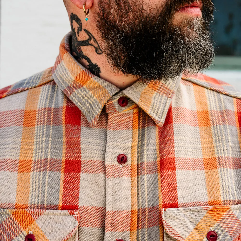 UES Heavy Flannel Orange FINAL SALE