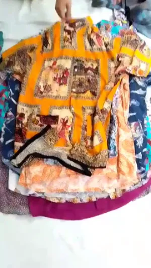 VINTAGE PRINTED COTTON SHIRTS 40 PIECES
