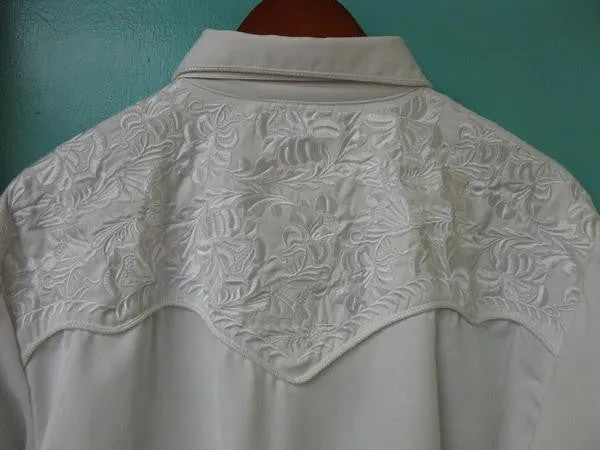 Women's Vintage Western Shirt Collection: Scully Gunfighter White