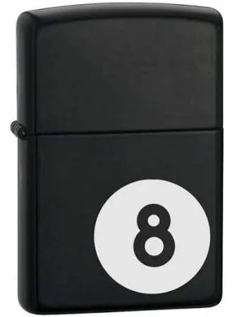 Zippo 8 Ball Black Matte